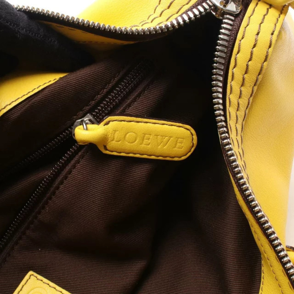 Loewe Fiesta Top Handle Bag Leather Yellow - Picture 4 of 5